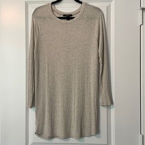 Long sleeve shirt dress (fitted)